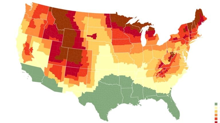 US fall foliage map