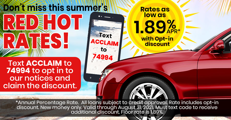 summer auto loan promo