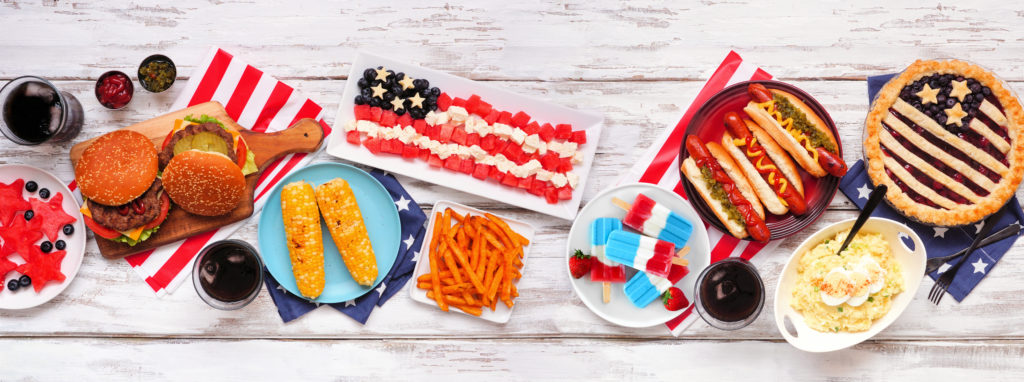 american themed food