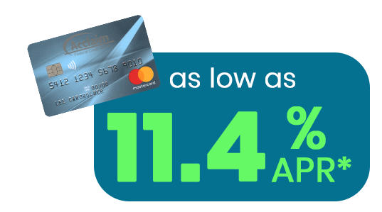 11.4% w credit card image