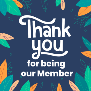thank you for being our member