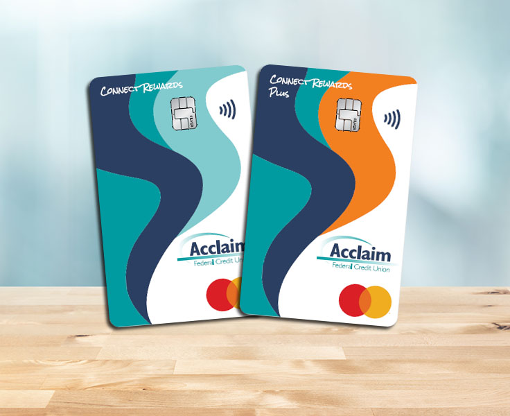 new swirl credit card designs on tabletop